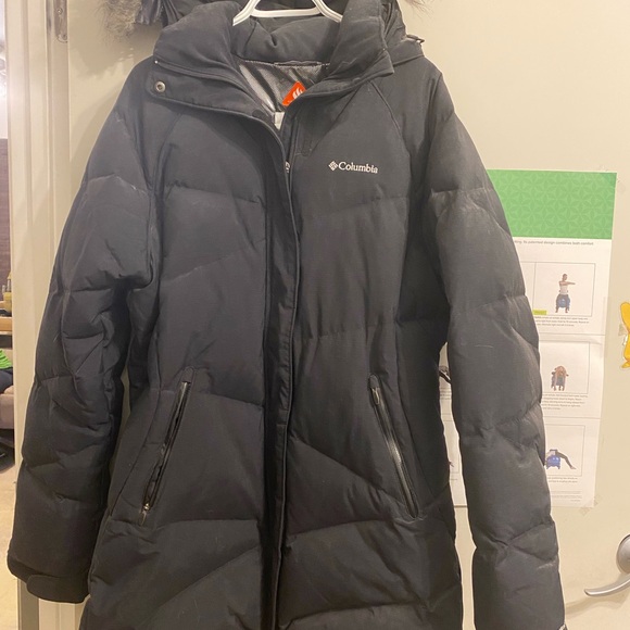 Columbia Jackets & Blazers - Columbia Hooded Black Omni-Heat Insulated Jacket